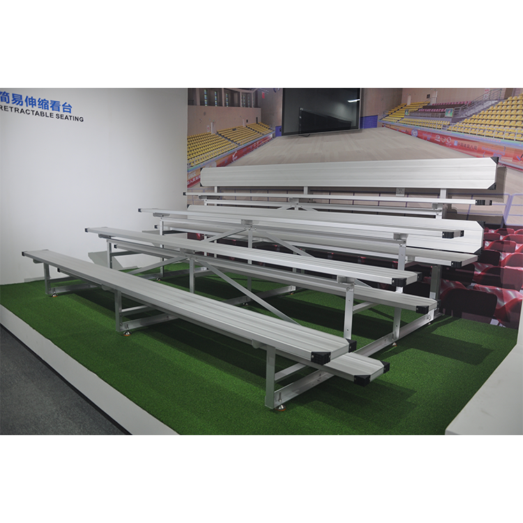 Outdoor aluminum bench seats bleacher seating