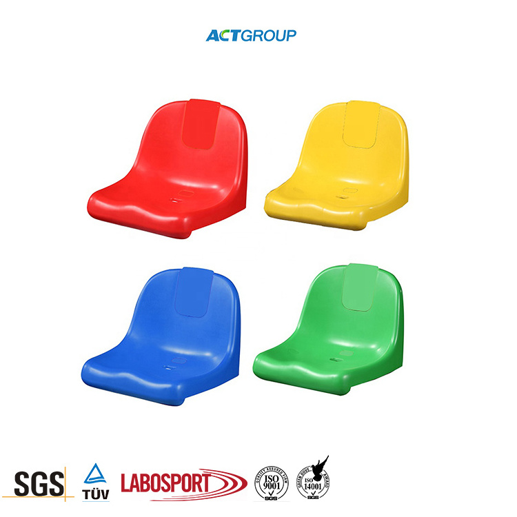 PP injection molded colorful plastic chair stadium seats