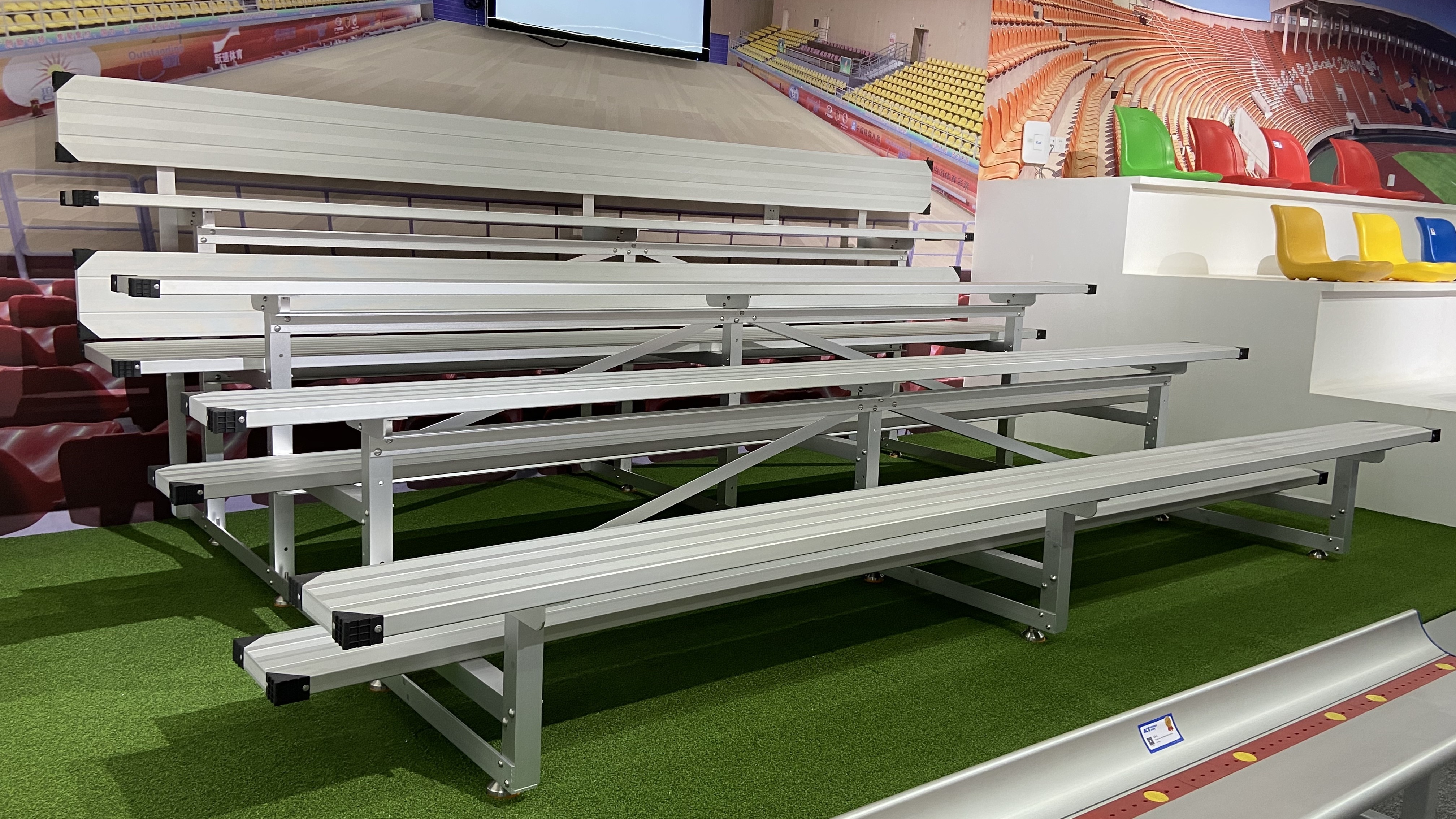 aluminum grandstand benches Spectator sport bleachers Spectator sport bleachers seating Aluminum Bleachers