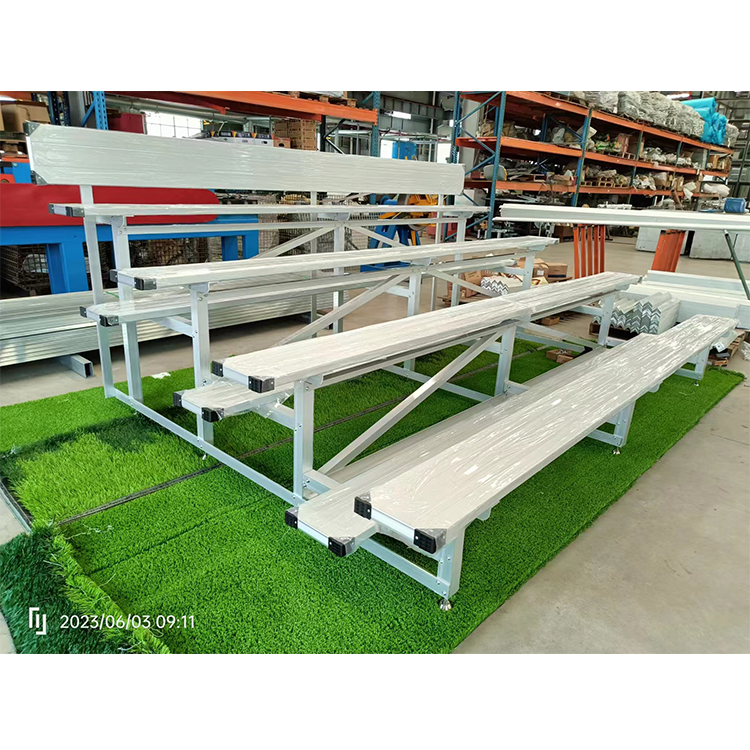 Outdoor aluminum bench seats bleacher seating