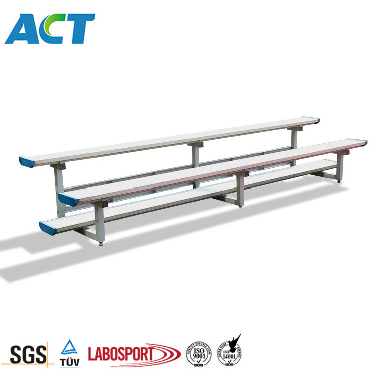 Outdoor sports court bench seating tribune portable aluminum bleachers