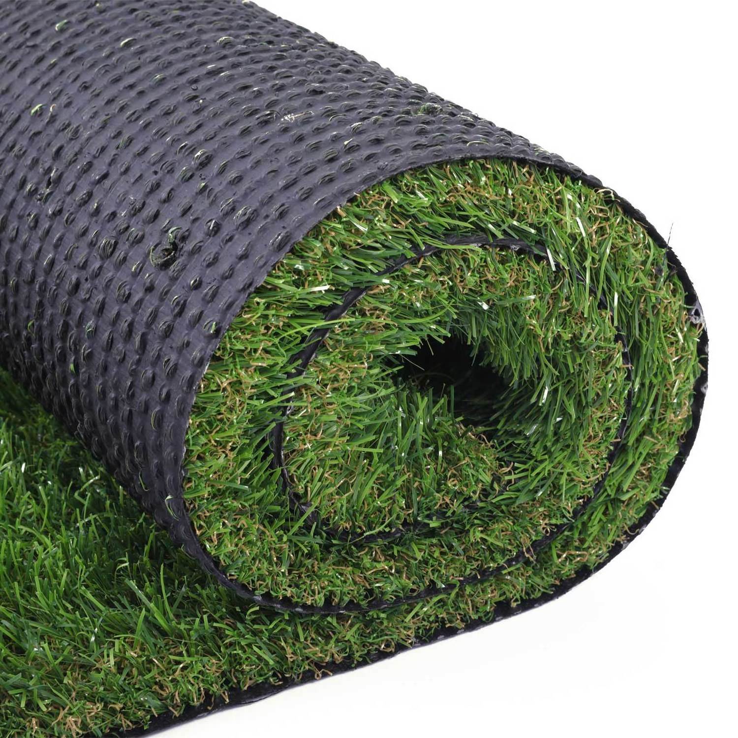 Pets use artificial grass, dog park use synthetic turf carpet