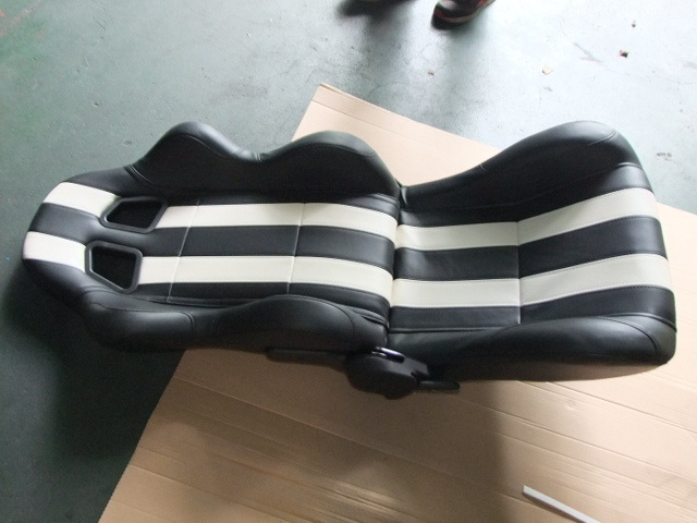 Black PVC Carbon sports goods car racing seats