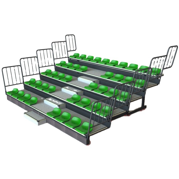 retractable gym bleachers tip up stadium seat  telescopic bleachers