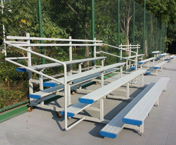 Outdoor used aluminum tribune grandstand for sale, portable gym bleacher LD