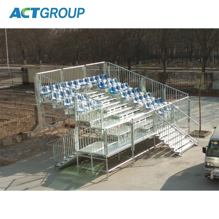 Outdoor used aluminum tribune grandstand for sale, portable gym bleacher LD