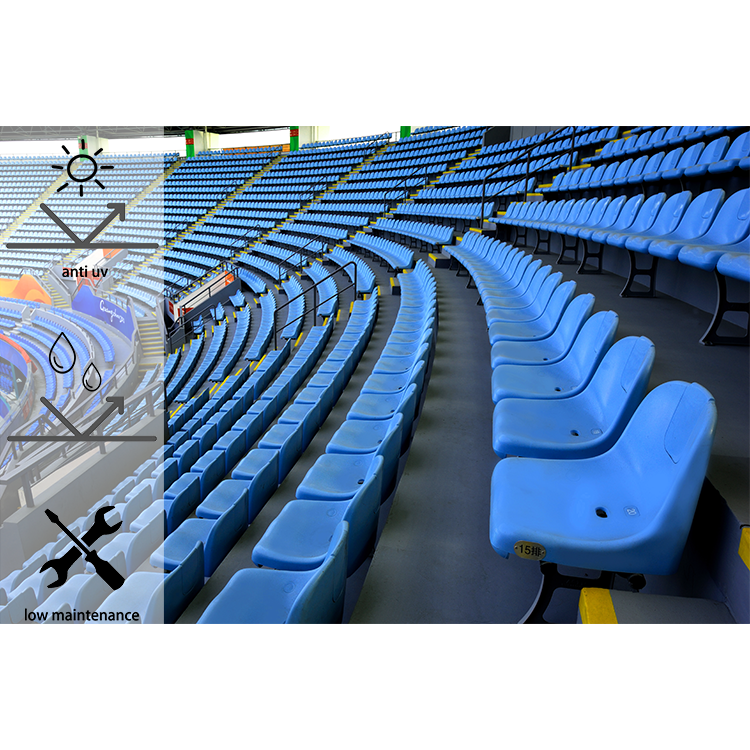 Sports stadium seat bleacher football soccer plastic chairs