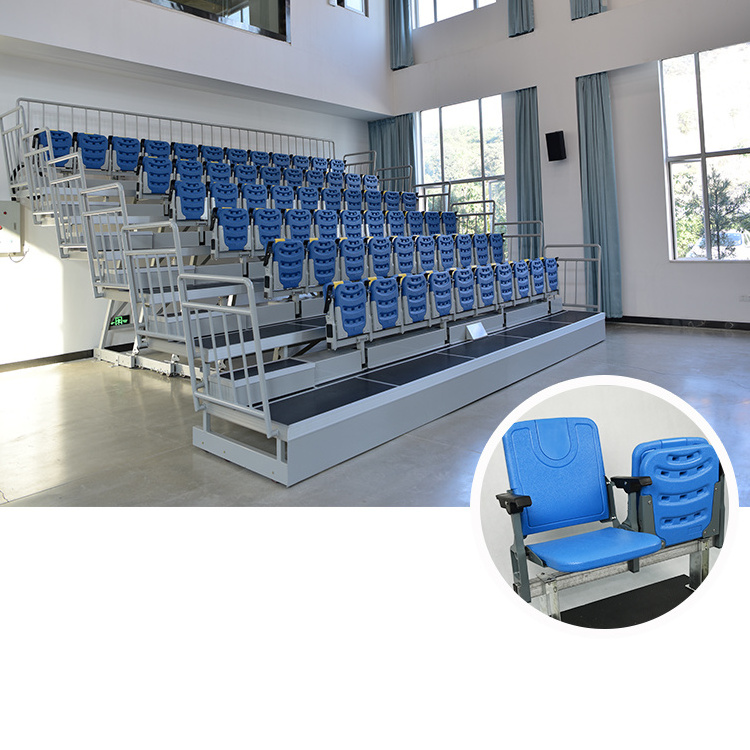 Indoor save space retractable tribune folding stadium seating