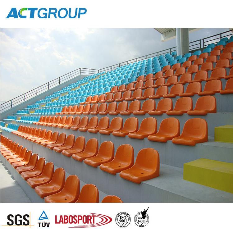 PP injection molded colorful plastic chair stadium seats