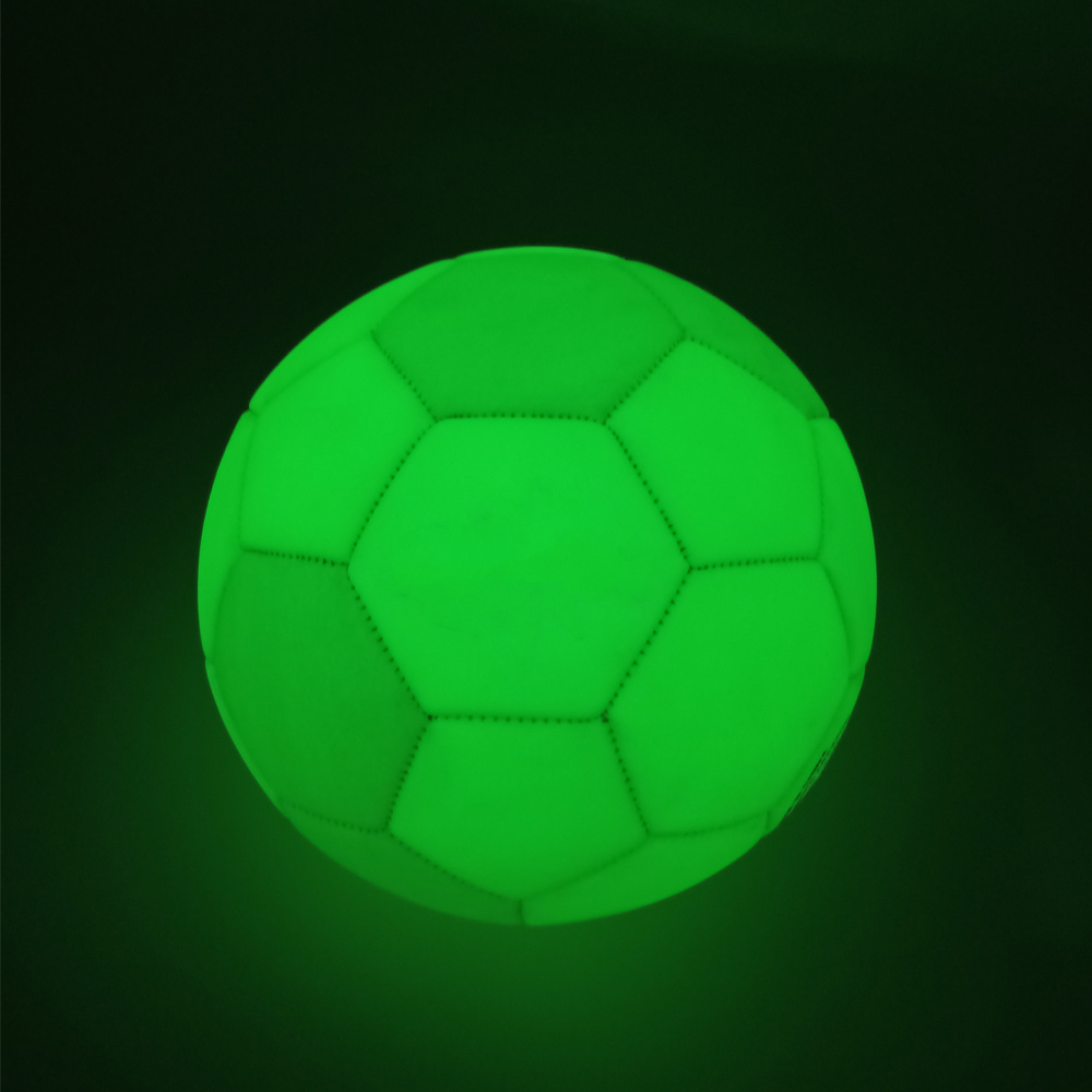 ActEarlier Custom logo size 5 luminous fluorescent soccer ball pelota de futbol glow in the dark football