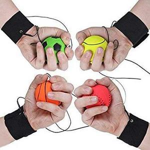 ActEarlier Sponge Rubber High Bounce Ball Elastic String Sports With Strap Wrist Training