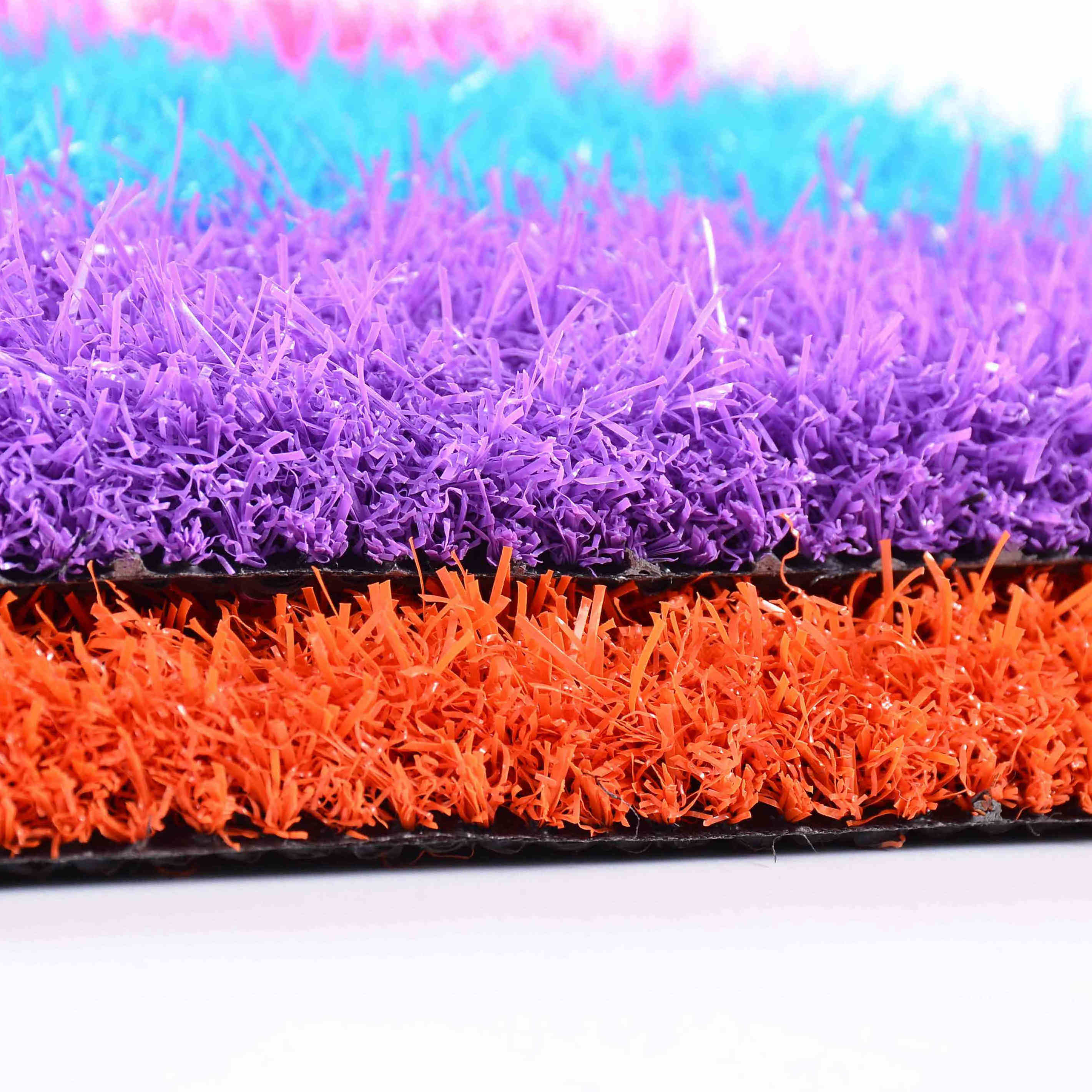 PINK ORANGE PURPLE RED BLUE YELLOW colorful artificial grass Synthetic grass  20-40mm