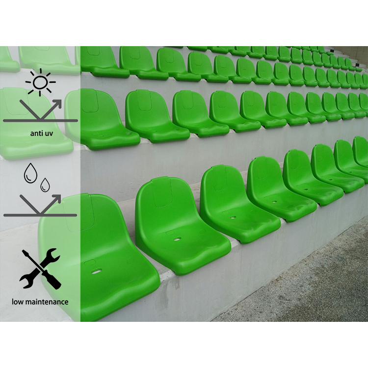 Outdoor plastic seats audience stadium chairs for soccer