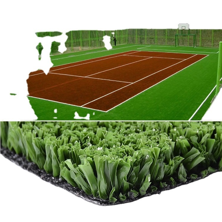 Fibrillated synthetic turf Wholesale grass outdoor artificial grass for paddle tennis court