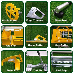 Artificial grass tools to cut lines installation tools turf fix grip Artificial grass tools