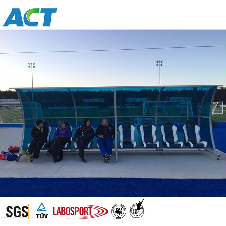 Portable bleachers  for soccer field