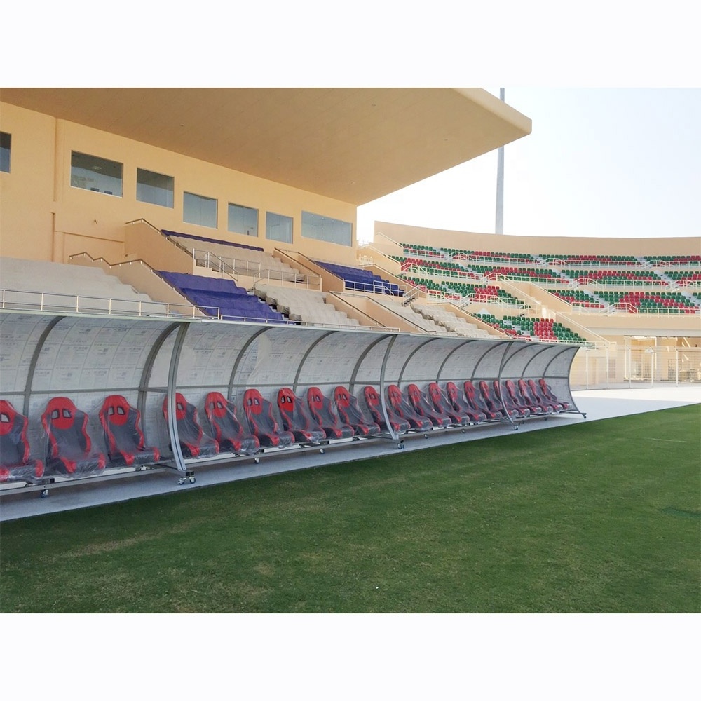 Portable bleachers  for soccer field