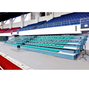 Automatic retractable bleacher seats telescopic gym tribune for wholesale