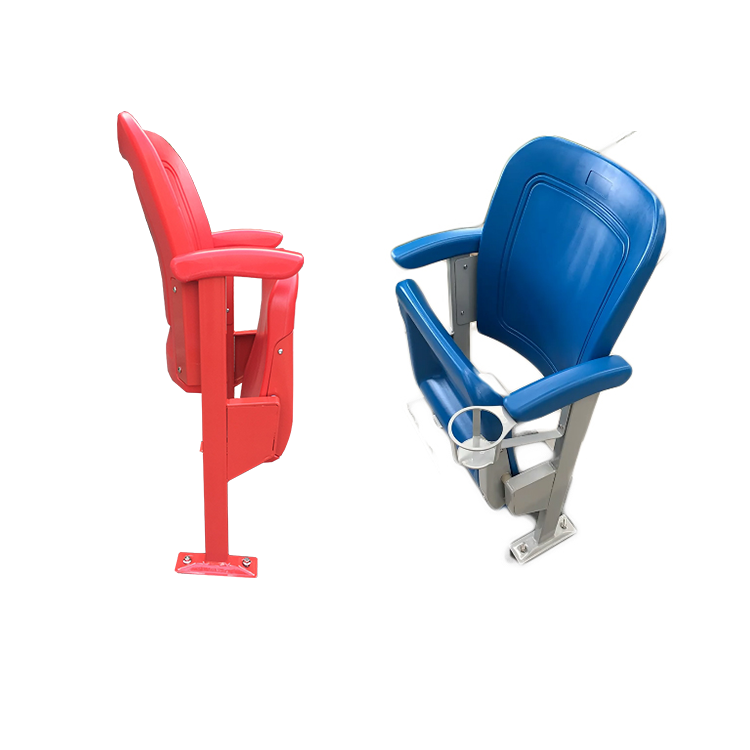 Foldable stadium chair plastic seats with factory price