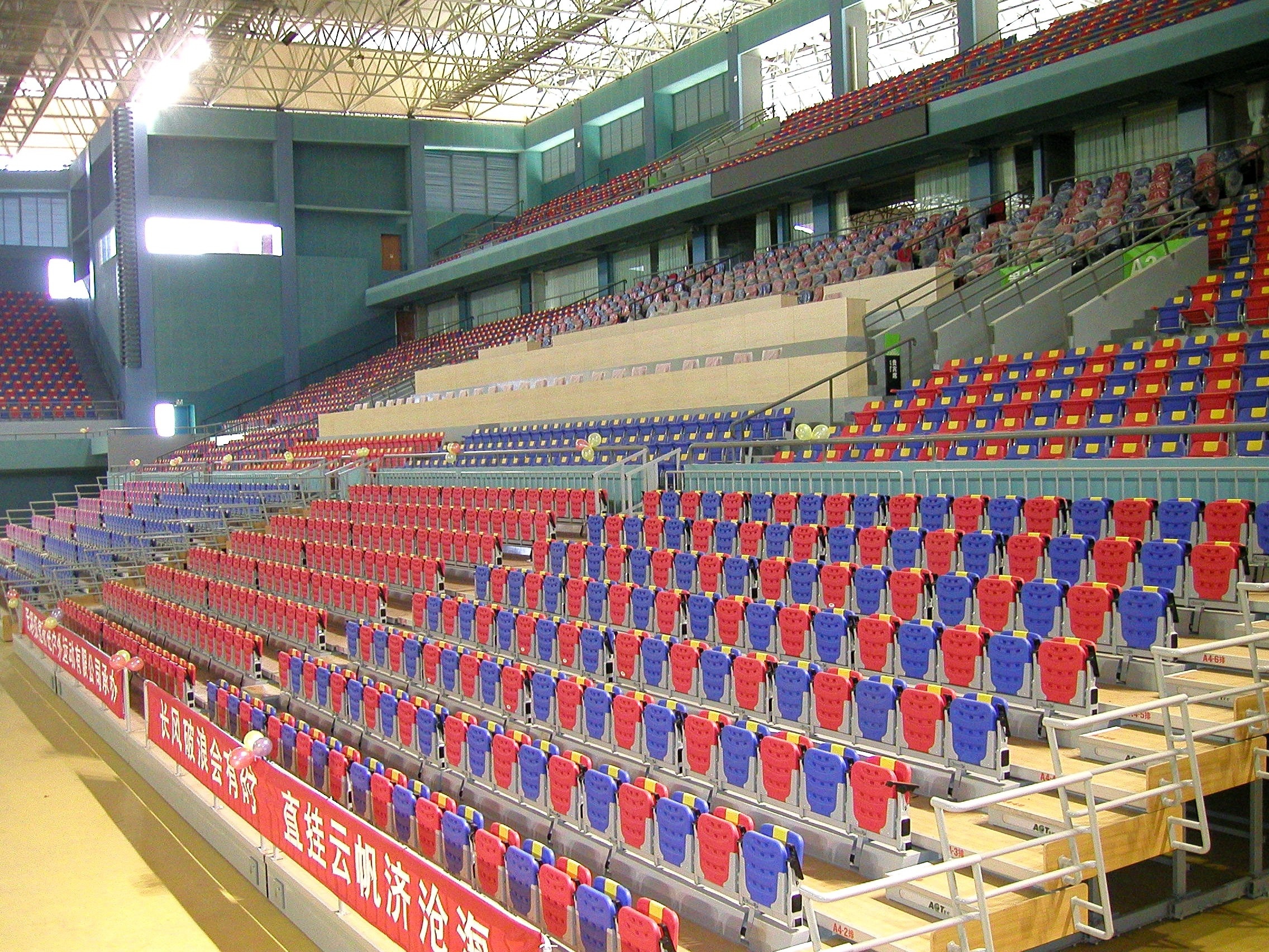 Movable Stadium Seats Steel Grandstands for Sale Telescopic Seating