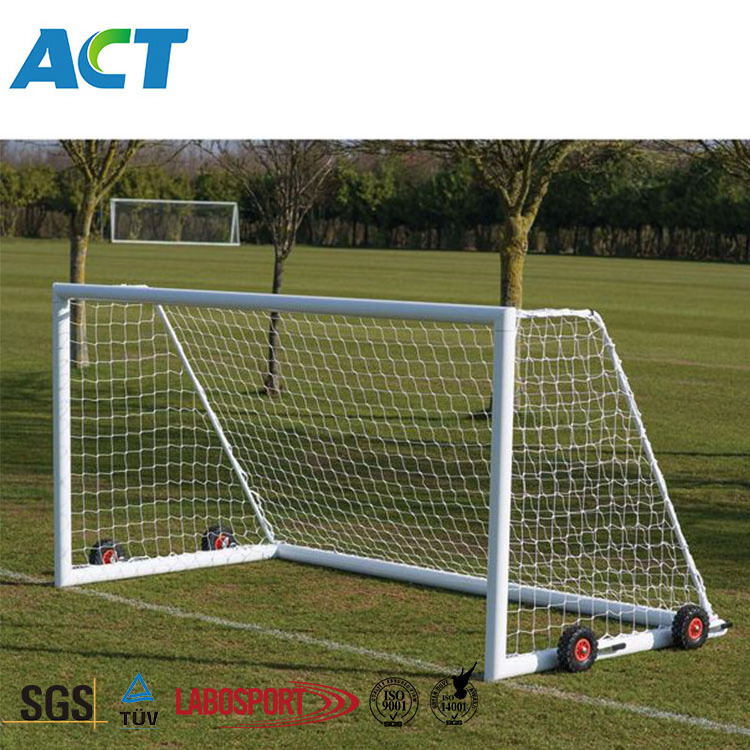 aluminum soccer goal with net, 8ft x24ft goals, full size football goal gate