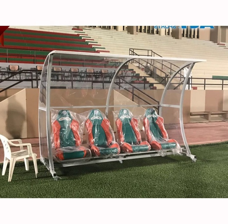 Portable bleachers  for soccer field