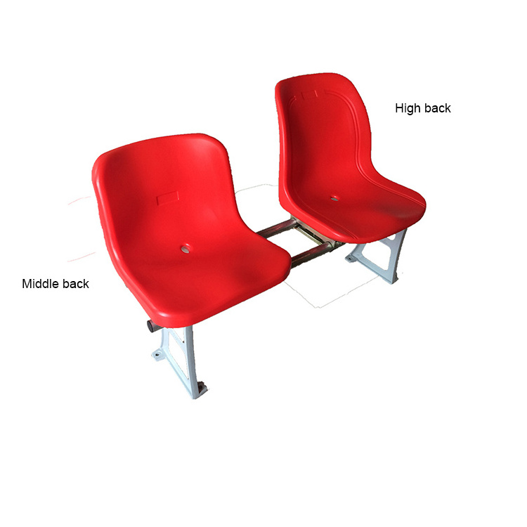 Plastic chairs for stadium spectator stadium seats