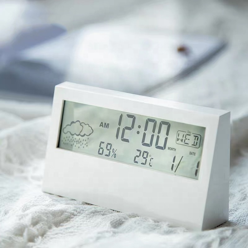 Digital Table Alarm Promotion Transparent LCD Clock