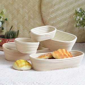 Premium Natural Rattan Bread Proofing Basket Rattan Baskets Baking Dough Bowl for Bakers Proving Baskets