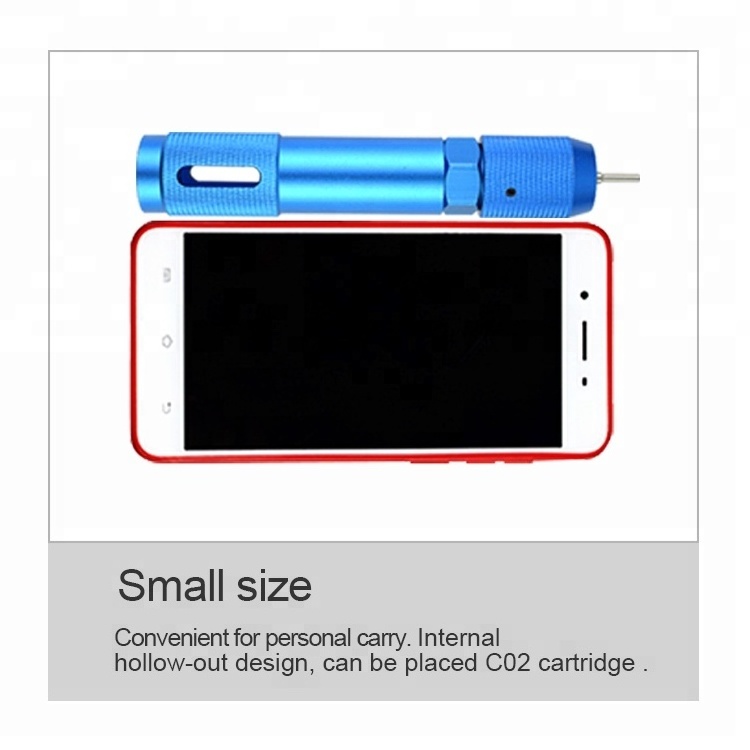 12g CO2 Cartridge Adapter Quick Gas Charger Cylinder Portable Refillable Gas Charger For 12gram co2 bottle