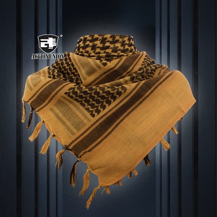 High Quality New arrival men Shemagh Keffiyeh Scarf Arab Palestine Black White Kufiya Arafat Hatta Printed Cotton Head Scarf