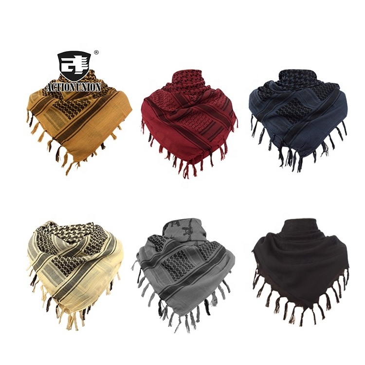 Tactical Yemeni Shemagh Keffiyeh Arab Palestine hijab Scarf for Men - Cotton Desert Tactical Headgear Saudi Shemagh Pakistan