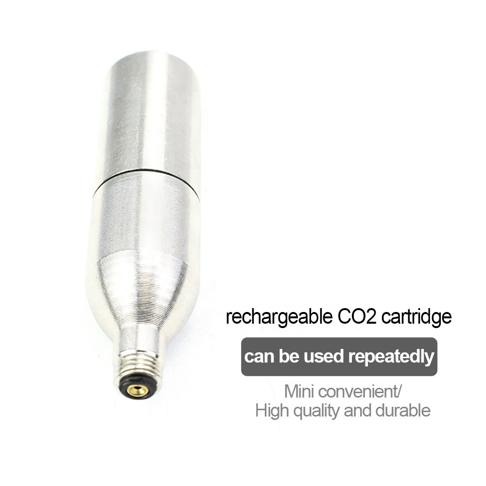 16 gram 3/8 24UNF threaded CO2 gas Cartridge Bottle 16g for beer gas bike pump soda machine gas bottle