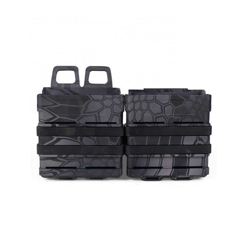 ActionUnion Water printer ABS Camouflage Tactical FAST IPSC Magazine pouch 7.62  for molle system tactical vest