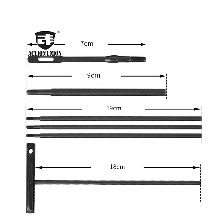 ActionUnion Factory Hunting Accessories Gun Cleaner Cleaning Brush Portable Pouch Gun Cleaning Kit with Empty Oil Bottle