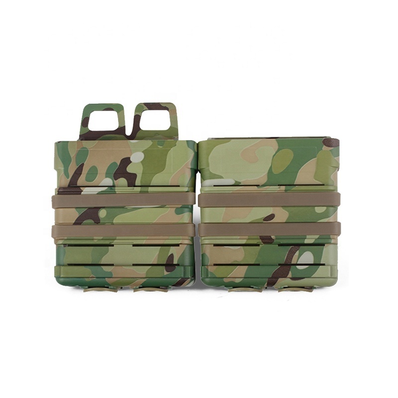 ActionUnion Water printer ABS Camouflage Tactical FAST IPSC Magazine pouch 7.62  for molle system tactical vest