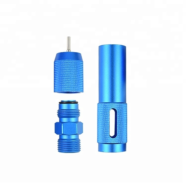 12g CO2 Cartridge Adapter Quick Gas Charger Cylinder Portable Refillable Gas Charger For 12gram co2 bottle