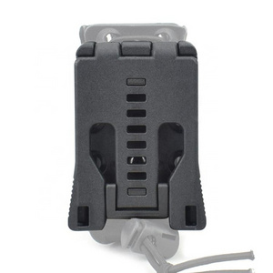 Action Union Factory Wholesale Press-type K sheath Holster back clip 9 Mounting Holes Durable Tactical Holster Belt Clip