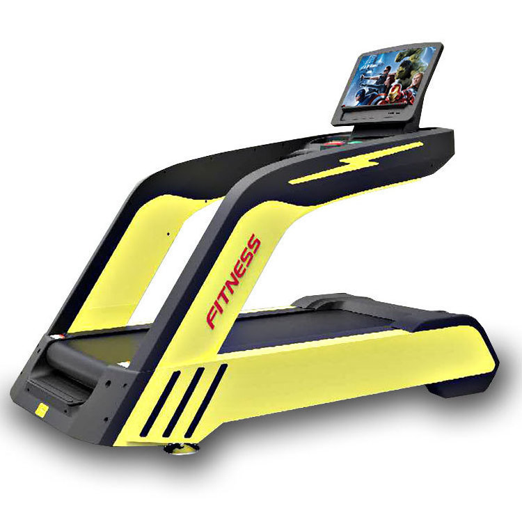 Professional Semi Gym Commercial Treadmill Big Screen Luxury Touch Screen Treadmill