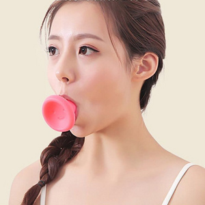 Women Neck Face Lifting Jawline Trainer V Shape Silica Mushroom Muscle Jaw Exerciser