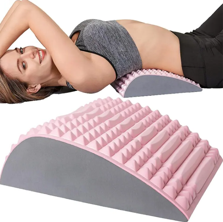 Back Stretcher Sit Up Pad relax reading pillow lumbar back ab mat