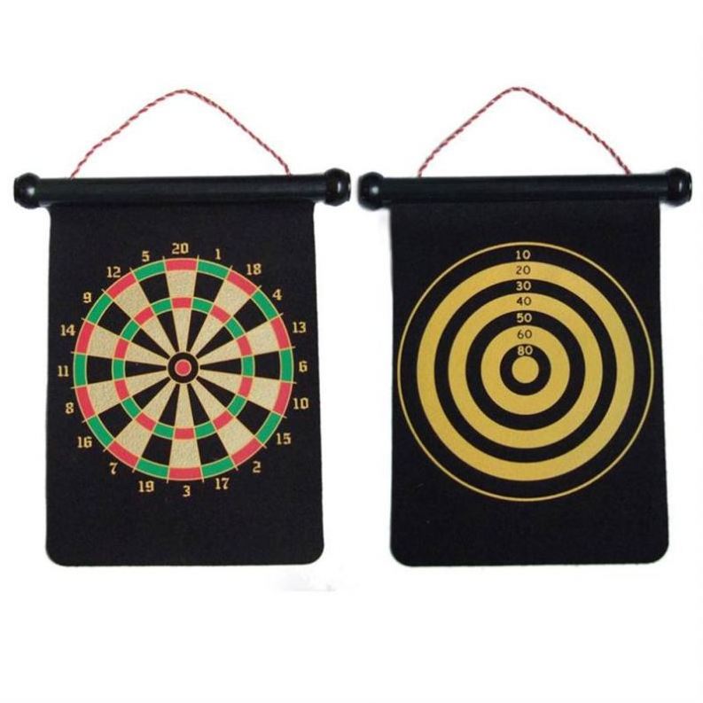 Inflatable Indoor Iron Plate Dartboard Game Safety Toy Magnetic Dart Board For Kids