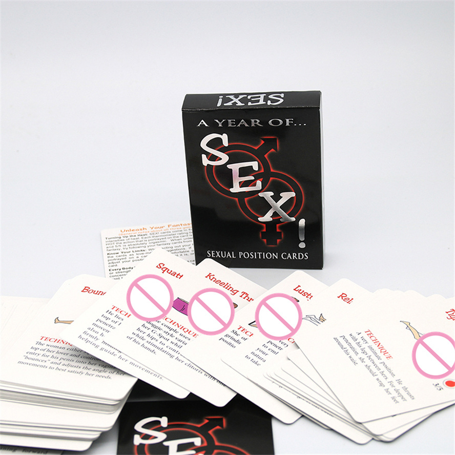 Couple Dirty Poker Sex Positions Game Special Party Adult Sex Poker Playing Cards