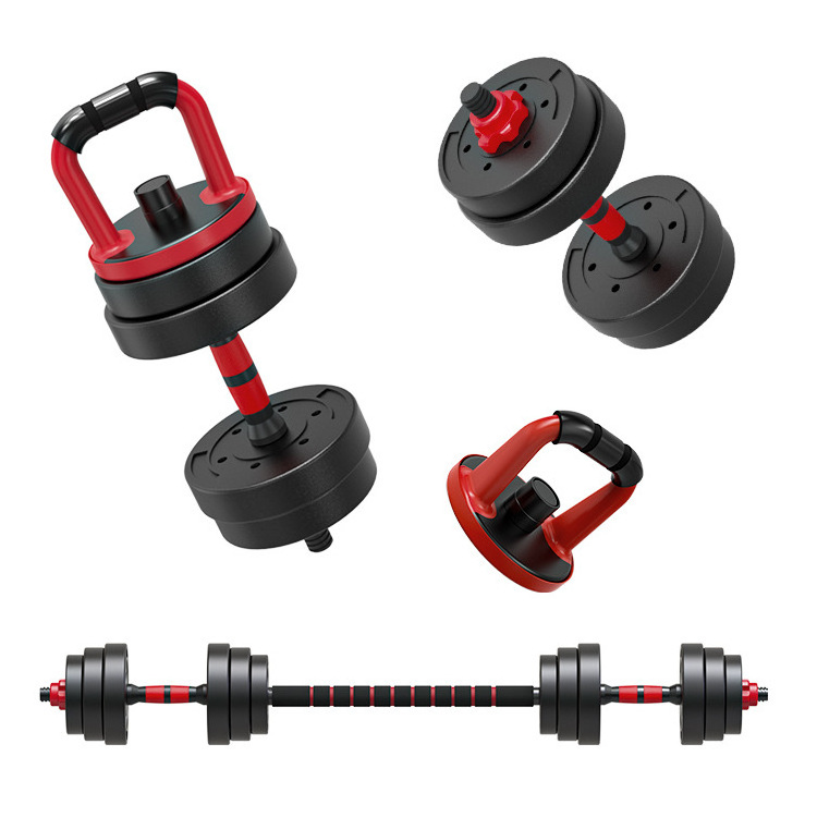 20kg 30kg 40kg Rubber Soft Grip Handle Adjustable Dumbbell Barbell Kettlebell Weight Set