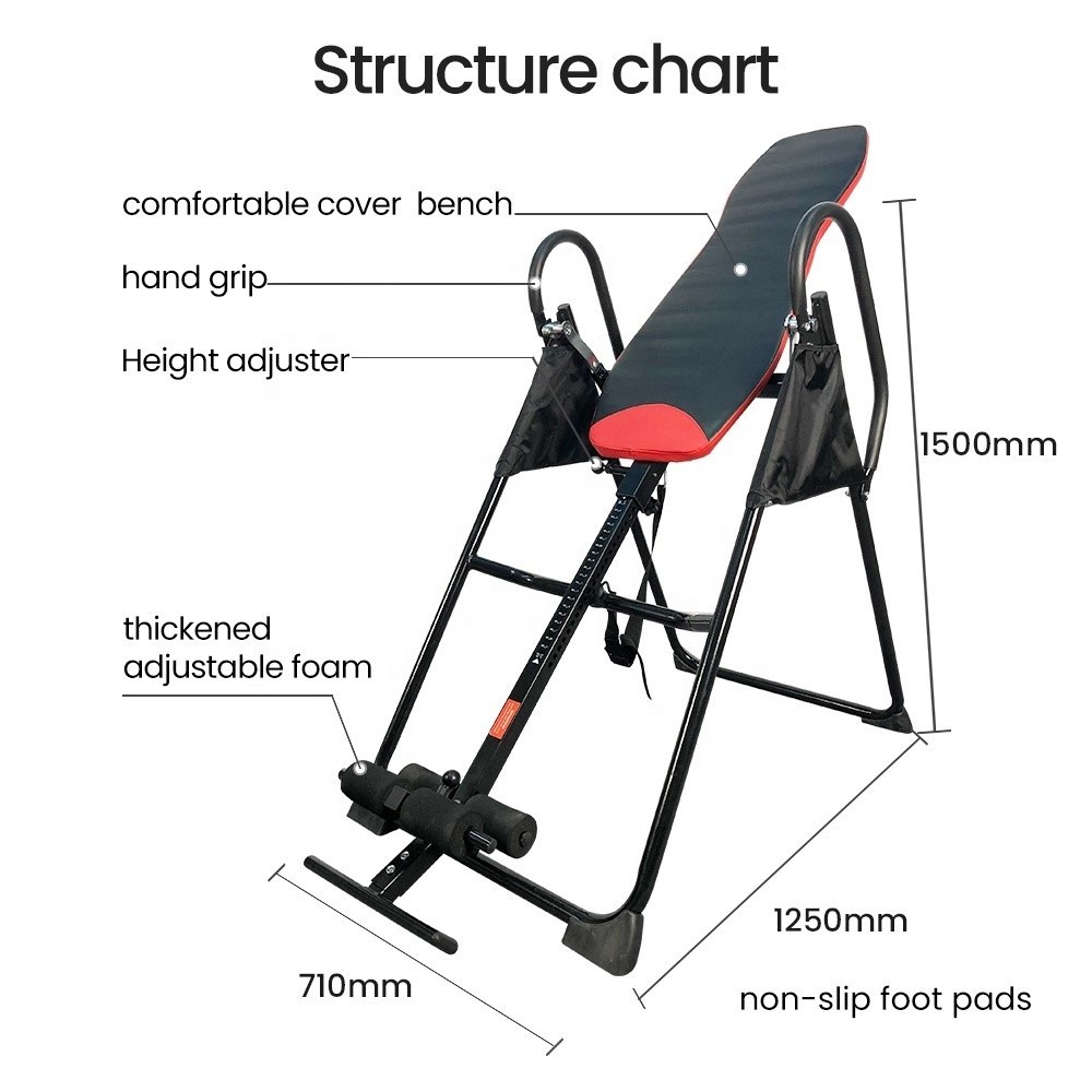 Professional Electric Handstand Machine Inversion Therapy Tables for Back Pain Relief