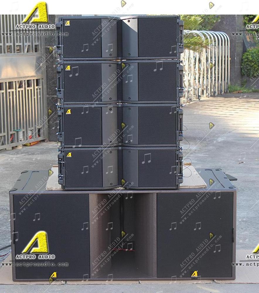 KR208 Line Array Double 8 inch Mini Line Array KR208 neodymium Speaker  KIVA KI K2 Professional Audio sound system