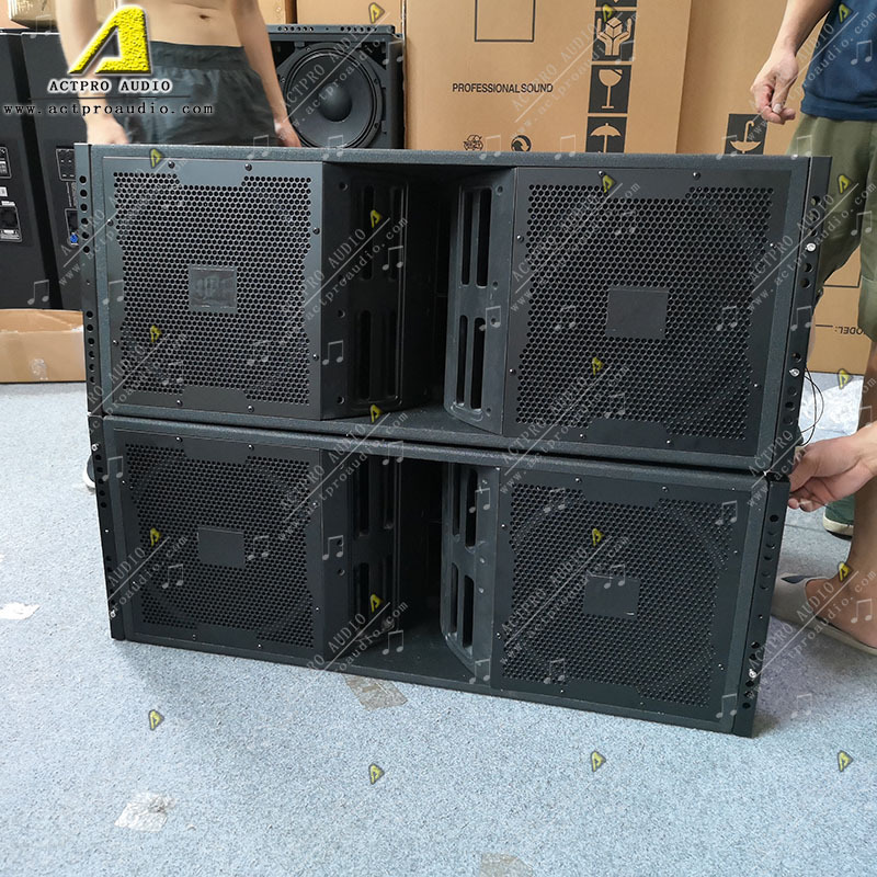 VT4888 line array speaker VT4888  dual 12 inch three way active passive line array professional audio speaker