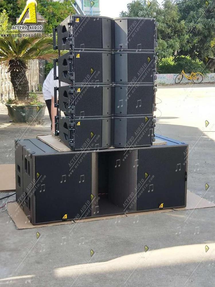 KR208 Line Array Double 8 inch Mini Line Array KR208 neodymium Speaker  KIVA KI K2 Professional Audio sound system