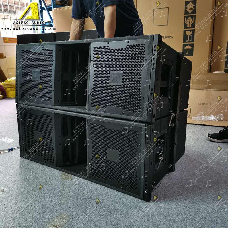 VT4888 line array speaker VT4888  dual 12 inch three way active passive line array professional audio speaker