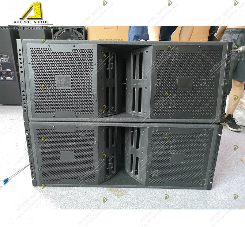 VT4888 line array speaker VT4888  dual 12 inch three way active passive line array professional audio speaker